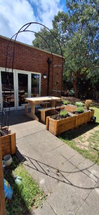 The Hive garden, created by local volunteers